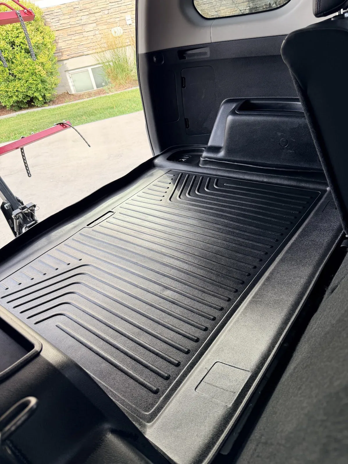 Clean, detailed vehicle cargo area